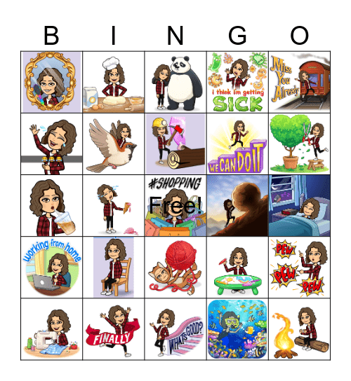 VAI verbs Bingo Card