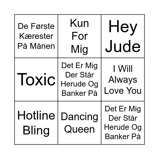 TestaVivas vilde bingo Card