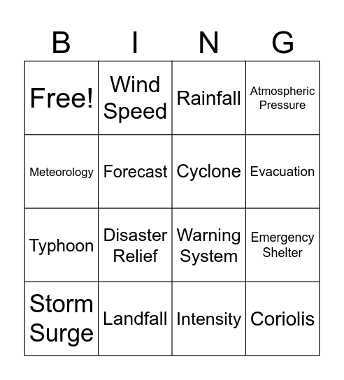 BINGO 8 Bingo Card