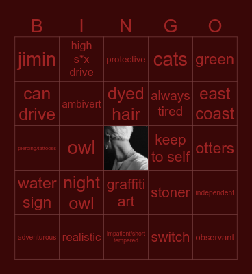 nate’s bingo Card