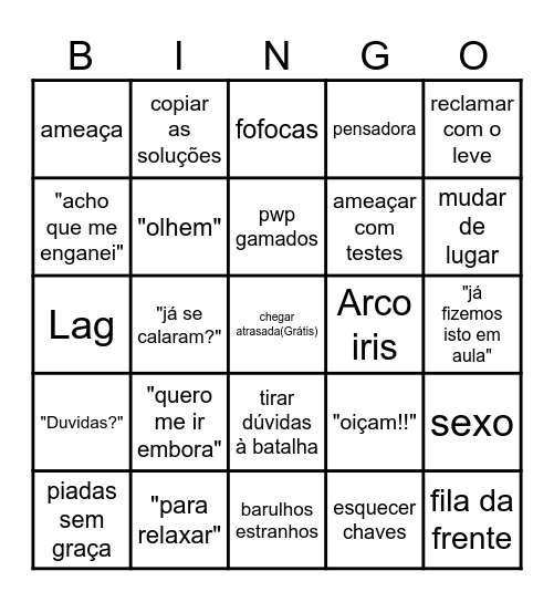 binguex silvex Bingo Card