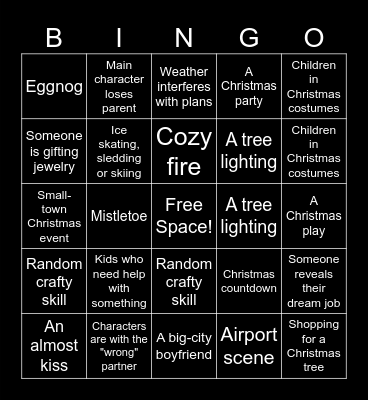 Christmas Bingo Card