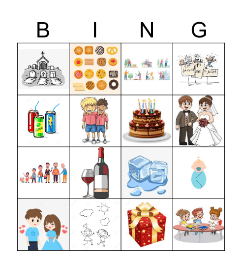 D'accord 1 6A Les fêtes Bingo Card