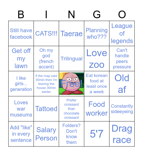 Rebannie bingo Card