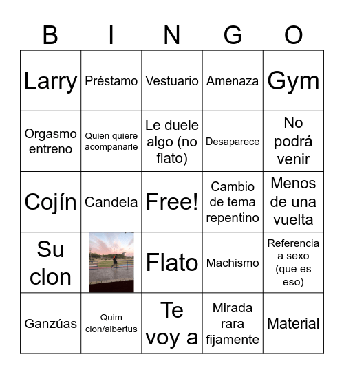 Vingo Bingo Card