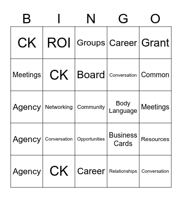 Connections BINGO Card