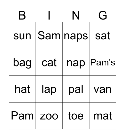 NEW BOOK - NEMO Bingo Card