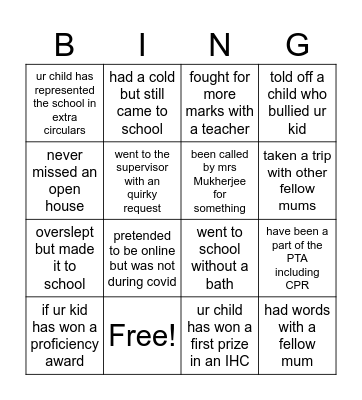 10 Years of Shenanigans! Bingo Card