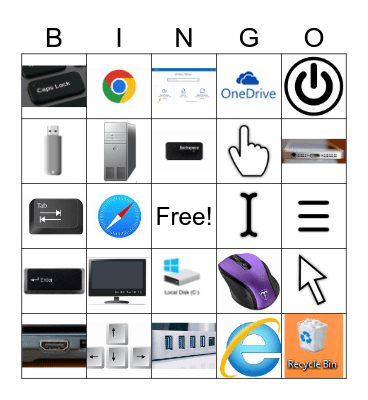 Christine Celis - Basic Computer Skills Bingo Card