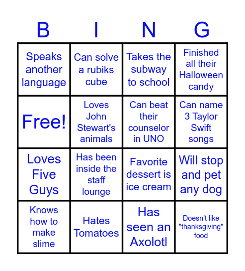 PHOTON PHUN Bingo Card