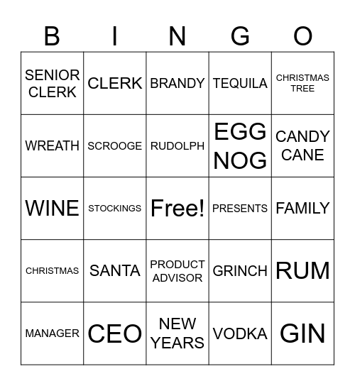 PEILCC BINGO Card
