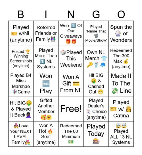 🦃NL's Thanksgiving Bingo🦃 Bingo Card