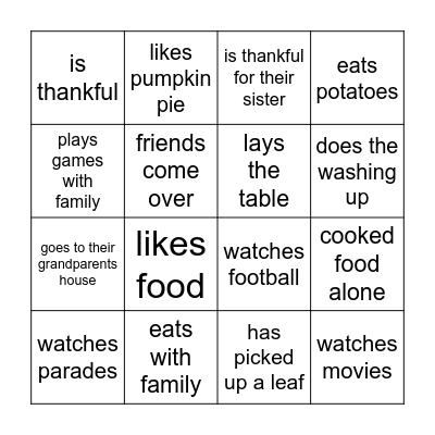 Find someone who... Bingo Card