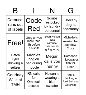 Pharmacy Week 2023! Bingo Card