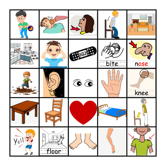 Somos 6, Body, House Bingo Card