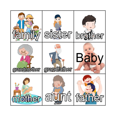 Family Bingo Card