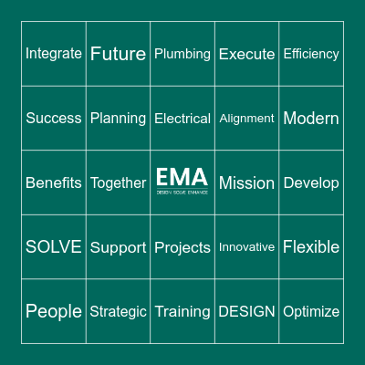 EMA Bingo Card