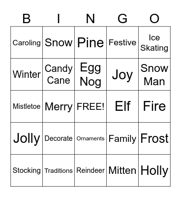 Improveit Bingo Card