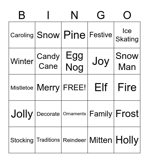 Improveit Bingo Card