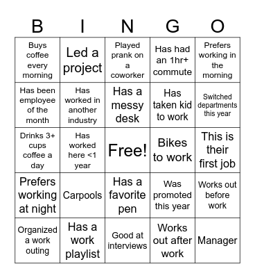 Toastmasters Meet & Greet Bingo Card