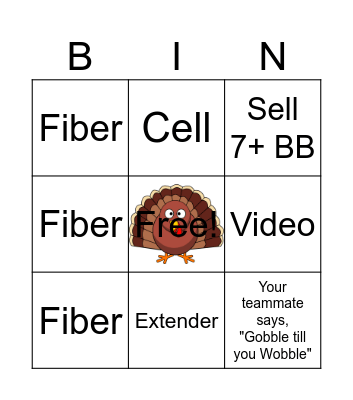 $$$ Bingo Card