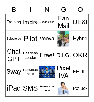FEDIT BINGO Card