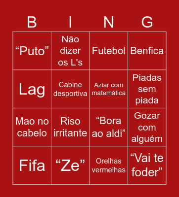 Jose Martinho Bingo Card