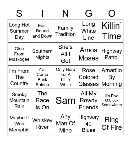 Happy Thanksgiving!! Bingo Card