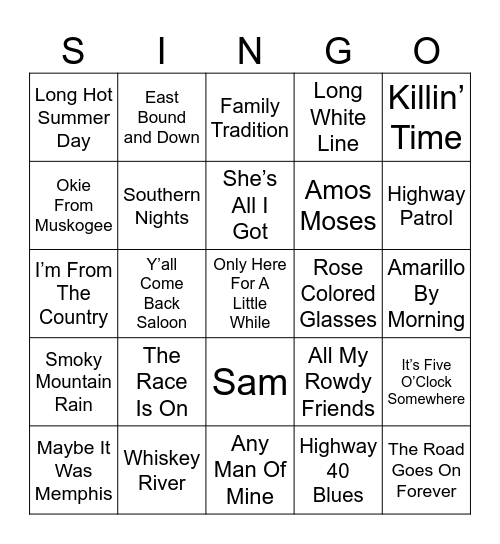 Happy Thanksgiving!! Bingo Card