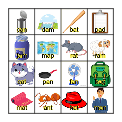 B I N G O Bingo Card