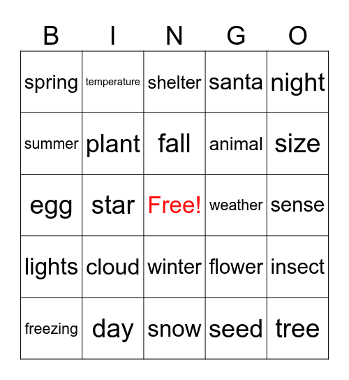 VQ Unit 7-8 bingo Card