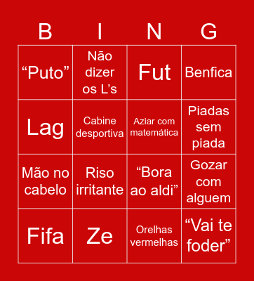 Jose Martinho Bingo Card