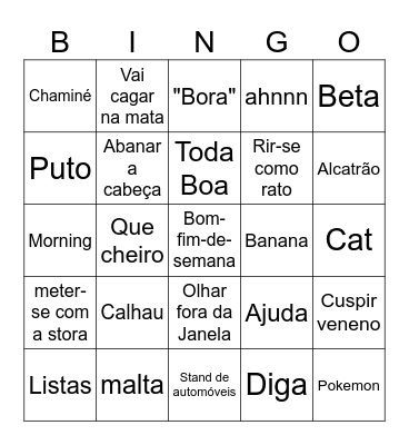 Augusto Bingo Card