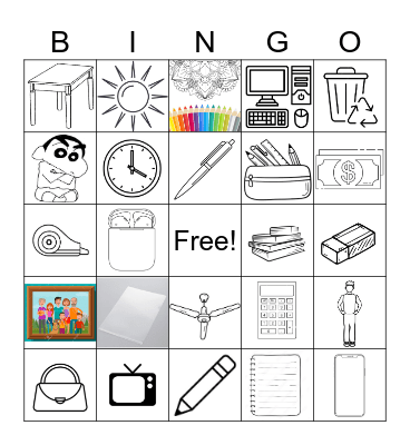 Speaking Test 2 Bingo Card