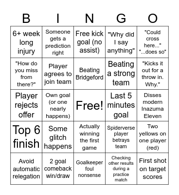 RivieraFish Bingo Card