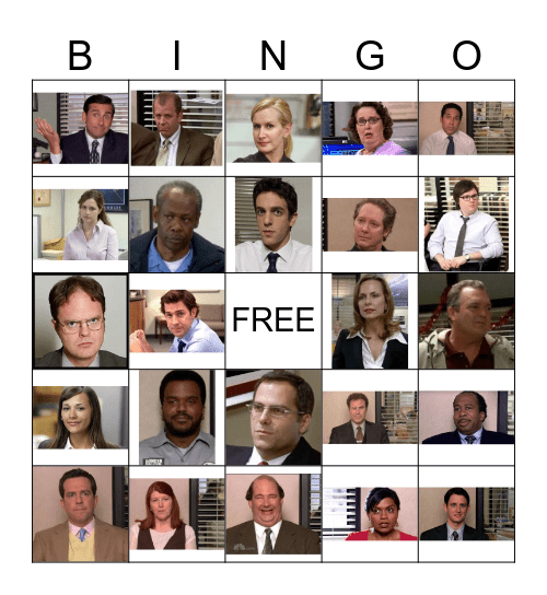 The Office Bingo Card