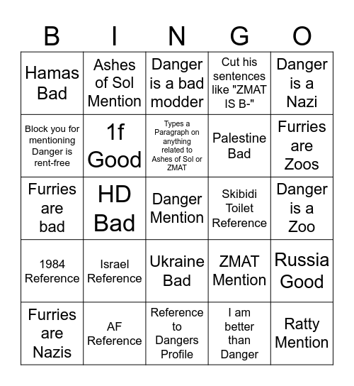 What is Kubason gonna say Bingo? Bingo Card