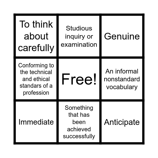 21st Century Job Interviews - Bingo Card