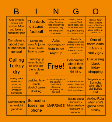 Aai Bingo Card