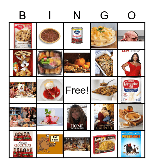 Turkey Bingo Card