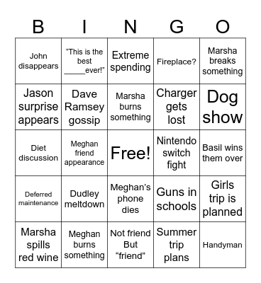 Iykyk Bingo Card