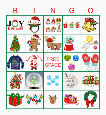 Bingo December Bingo Card