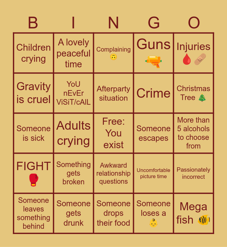 Thanksgiving Bingo 2023 🦃 Bingo Card