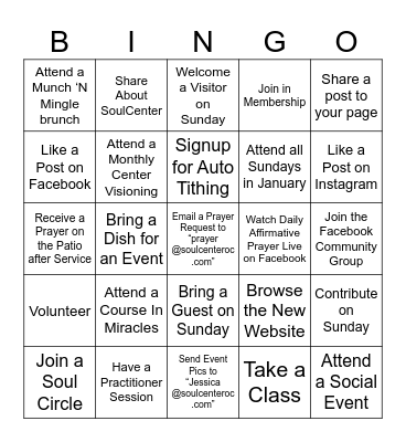 SoulCenterOC Butterfly Bingo Card