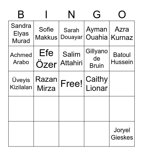 SinterklaasBingo sc Delfland Bingo Card