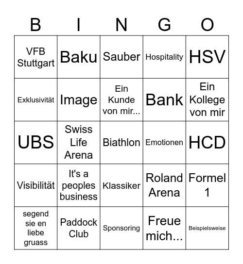 Schocher Bingo 3.0 Bingo Card