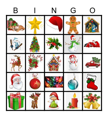 Christmas Bingo Card