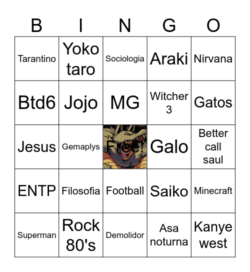 Bingo do matt Bingo Card