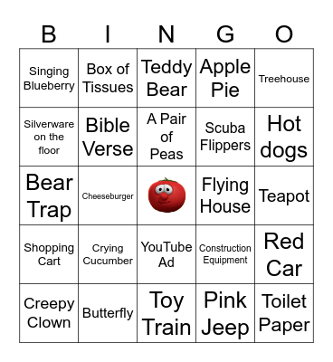 Veggie Tales Bingo! Bingo Card