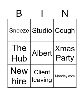 Meeting Bingo Card